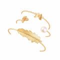 Promotion Wholesale Bracelet Women Handmade Custom Charm Fashion Bracelets Jewelry Simple Charm Gold Plated Fashion Bracelet